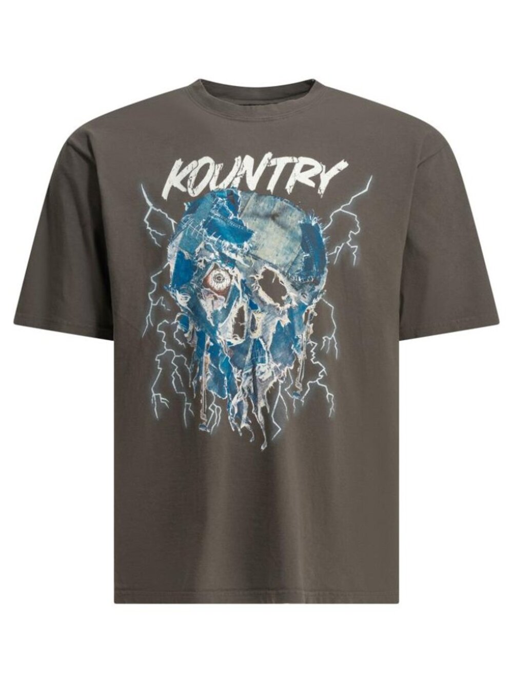 Kapital Denim Face Crew-Neck T-Shirt Tag Size XL Men
